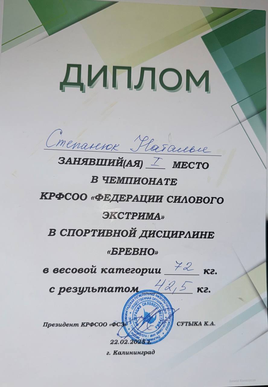 I место — «Бревно»